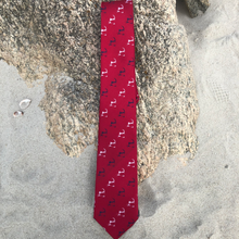 Load image into Gallery viewer, Red, White and Blue Cape Cod and the Islands Necktie -100% Silk